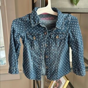 OshKosh B'gosh Denim Jacket with White Dots